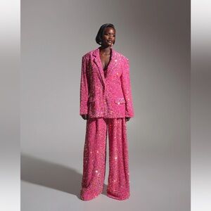 Liza Sequin Blazer and Pant Set